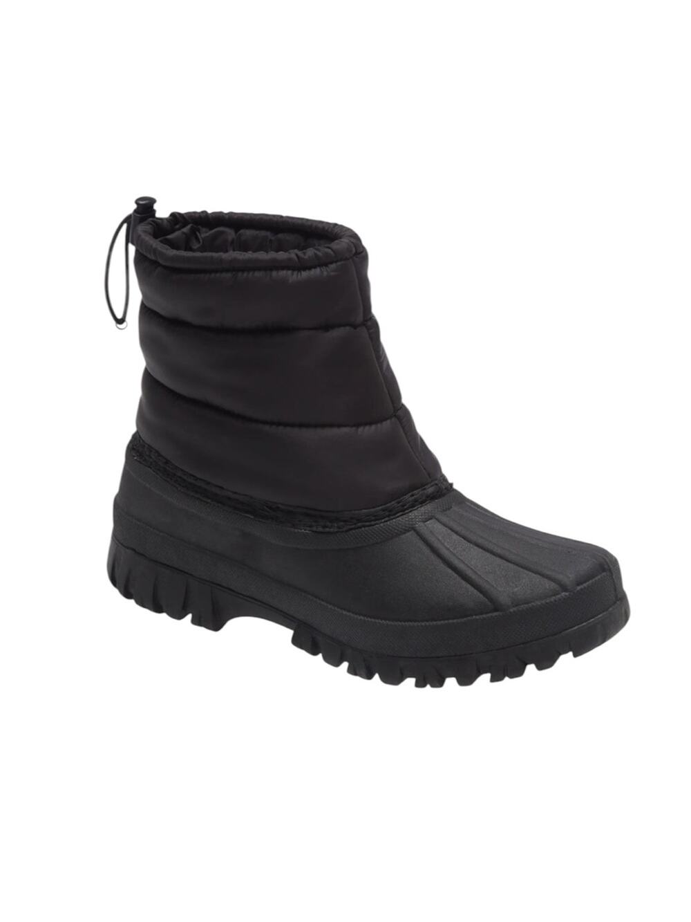 Loeffler Randall Puffer Nylon Duck Black Boots – 9M